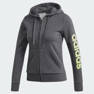 New Women's Adidas Essentials Full Zip Hoodie Size XS